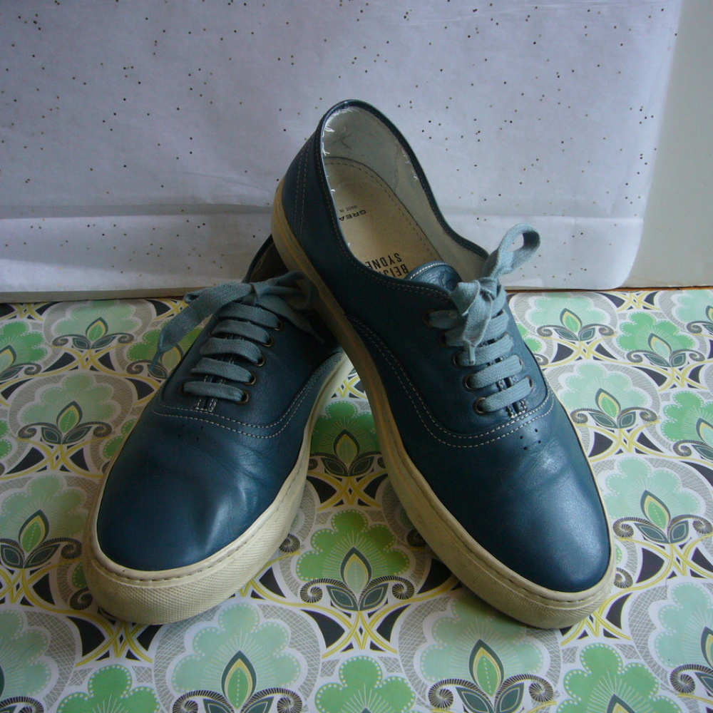 Greats Blue Made in Brooklyn Sneaker - Leather 11